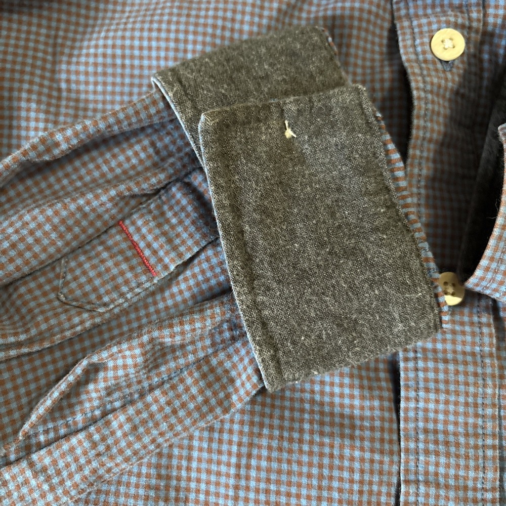 Descendant of Thieves Long Sleeve Shirt Men's Large L Limited Edition Gingham - Picture 4 of 10